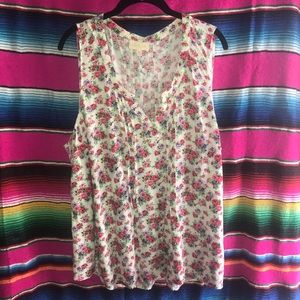 ModCloth Floral Shift Tank